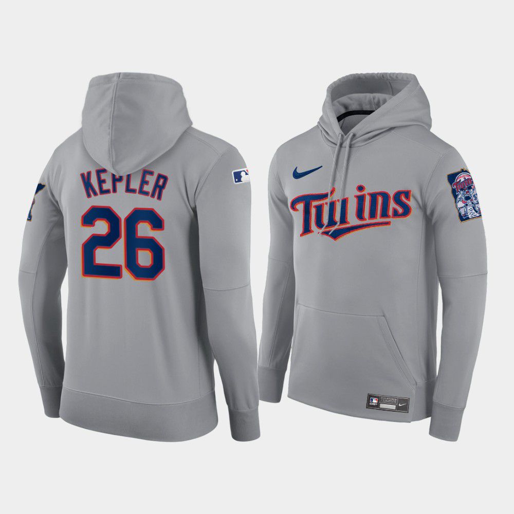 Men Minnesota Twins #26 Kepler gray road hoodie 2021 MLB Nike Jerseys->baltimore orioles->MLB Jersey